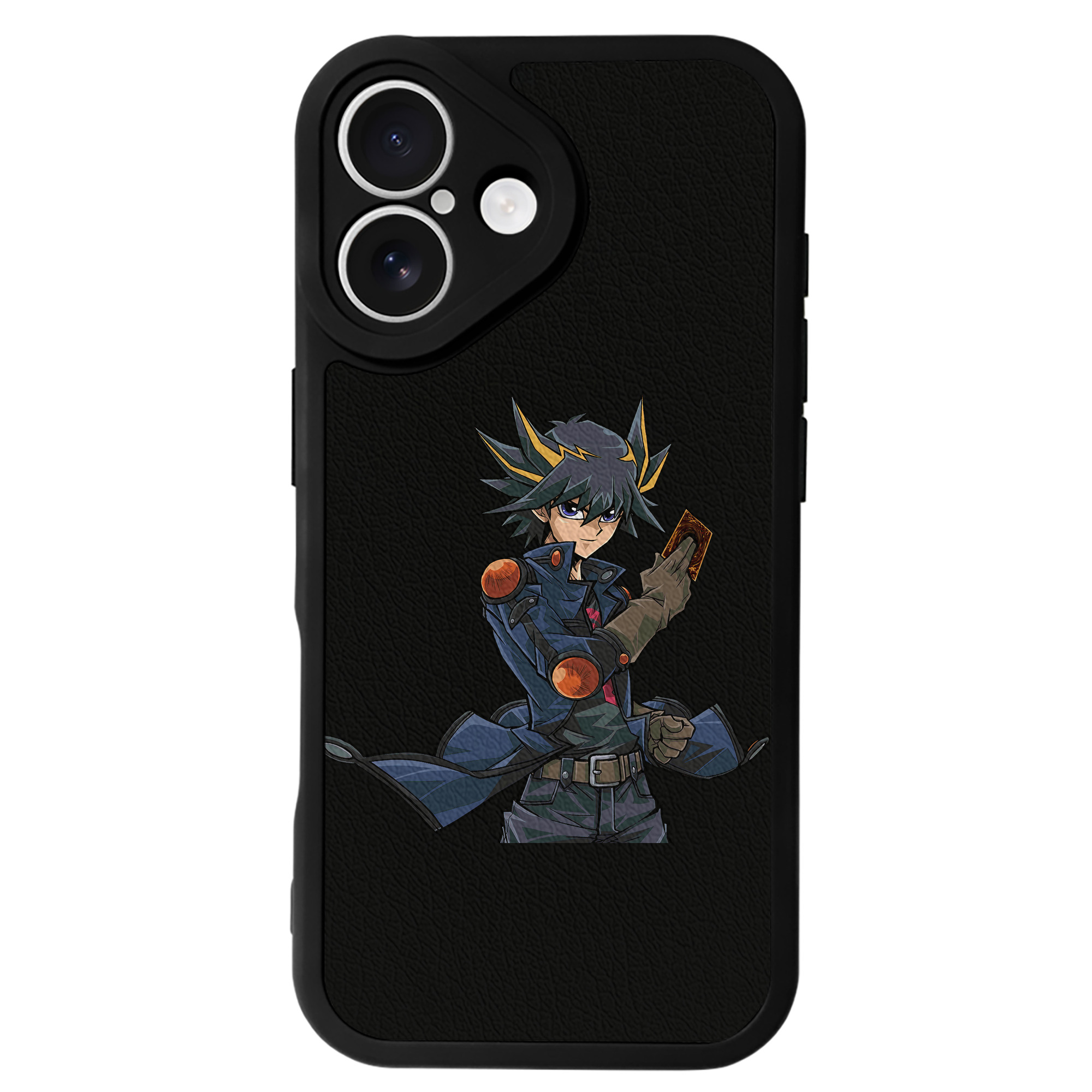 遊☆戯☆王 Yu-Gi-Oh! 【iPhone 16シリーズ対応】シリコンスマホケース（レザー調） 材質：シリコン